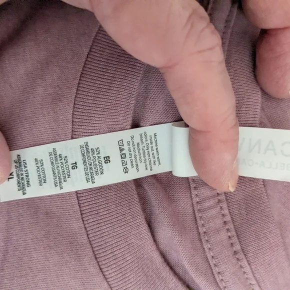 Bella Canvas Dusty Rose T-Shirt Poof I Lost Interest XL NWOT - Picture 5 of 6